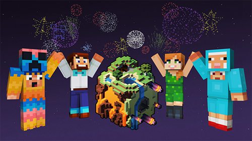 我的世界官方皮肤下载 mineconearth2017限定版皮肤