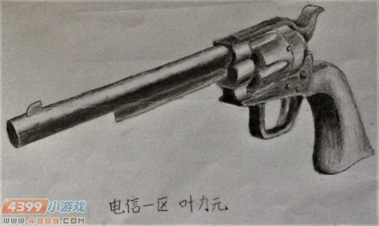 生死狙击玩家手绘-柯尔特1873