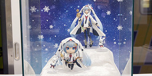 一年一度雪初音手办成品公开 巫女造型仙气十足