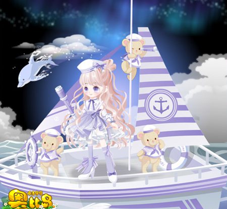 奥比岛水手少女远洋装