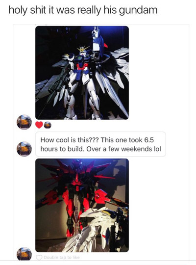 高达模型竟成脱单神器？