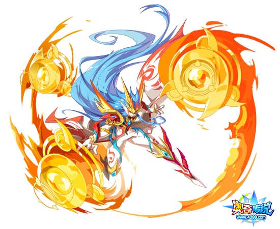 奥奇传说神职天炎神火高清大图 神职天炎神火图片