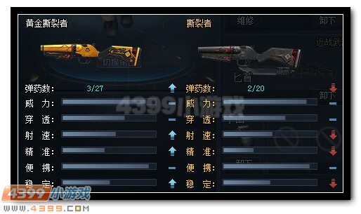 4399生死狙击黄金撕裂者 如怒雷般撕裂敌人