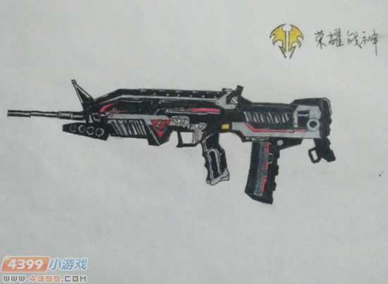 生死狙击玩家手绘-荣耀战神