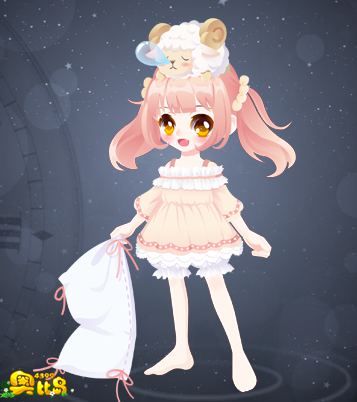 奥比岛懵懂少女套装