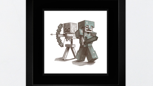 我的世界用MINECRAFT艺术支持慈善 多图欣赏