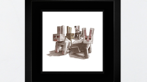 我的世界用MINECRAFT艺术支持慈善 多图欣赏