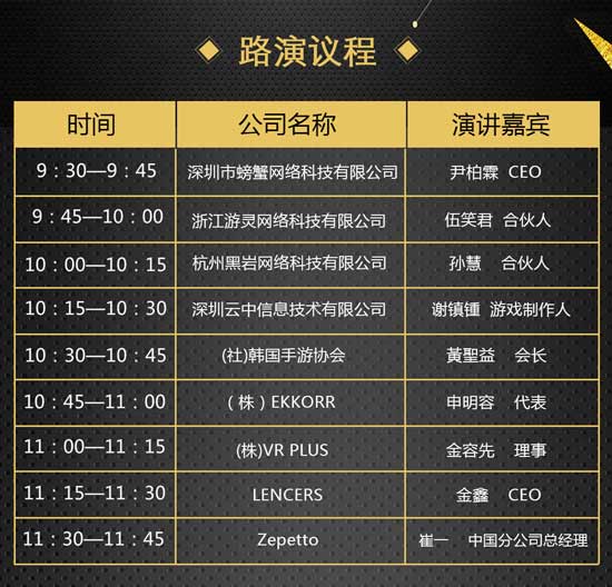 国际游戏商务大会游戏精品专场