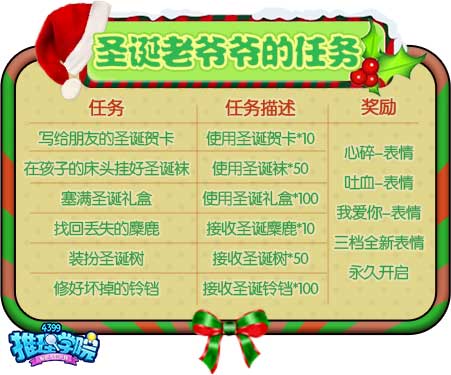 推理学院寻找麋鹿,圣诞老人有奖任务