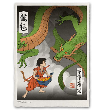 浮世绘画风游戏动漫角色