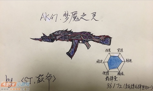 生息狙击玩家手绘