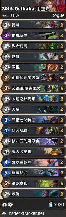 炉石传说Ostkaka冠军卡组