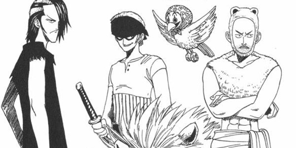 《海贼王》早期人设曝光 索隆邪恶乔巴吓人