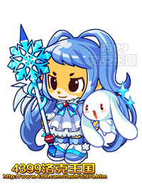 洛克王国雪影娃娃套装