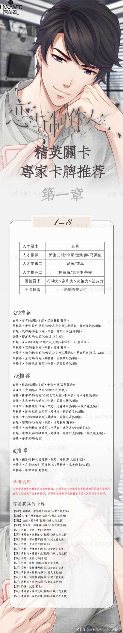 恋与制作人精英1-9关怎么过