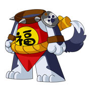 上古天帝篇哈士奇犬幻衣 造梦西游二郎神哈士奇犬时装