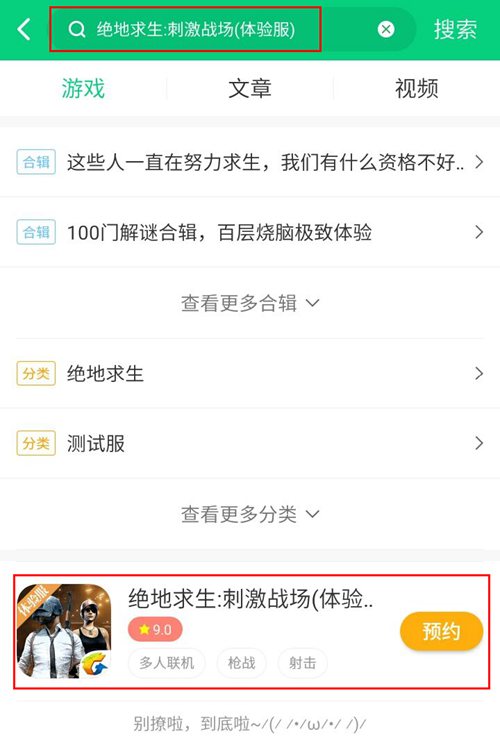 和平精英体验服下载