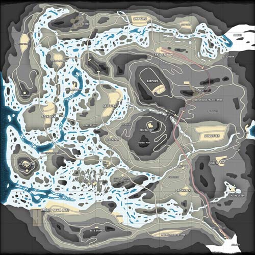 绝地求生雪地同人地图