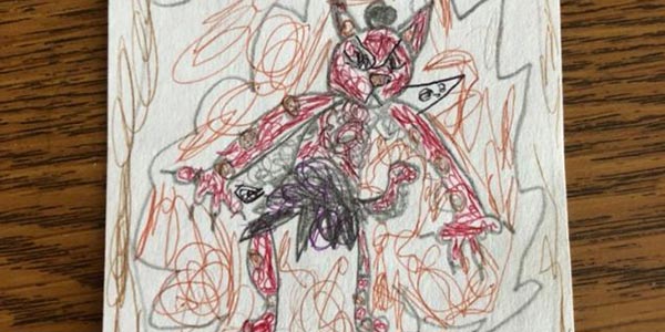 9岁萝莉涂鸦设计《炉石传说》卡牌 大神给这张牌打了个画质补丁