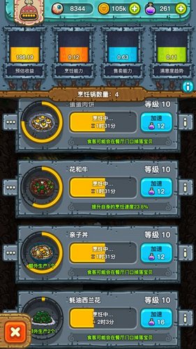黑暗料理王满意度提升