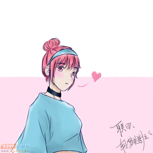 生死狙击玩家手绘-少女心月永