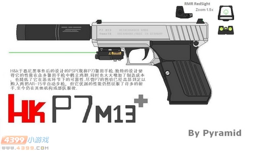 生死狙击玩家鼠绘-P7警用手枪