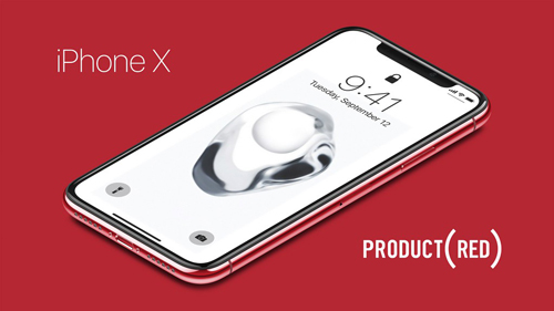 红黑色IPHONEX