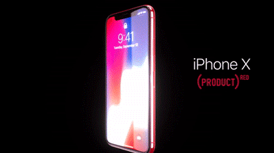 红黑色IPHONEX