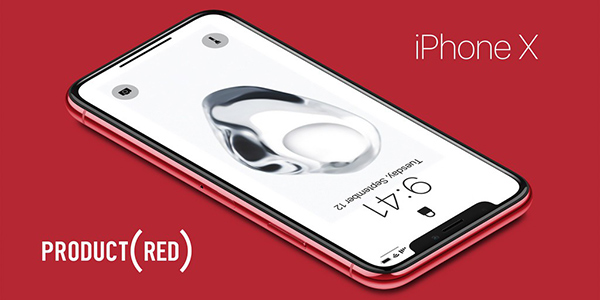 中国红iPhoneX渲染图曝光 红黑配色颜值逆天