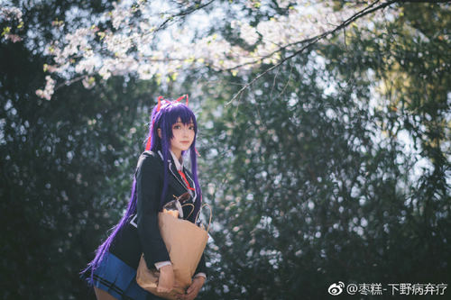 约战精灵再临十香校服cos照