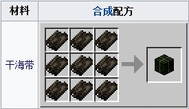 我的世界干海带块