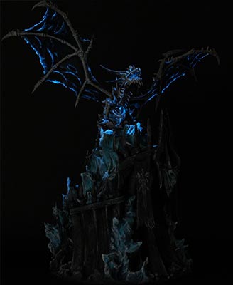 国外大神制作魔兽辛达苟萨雕像