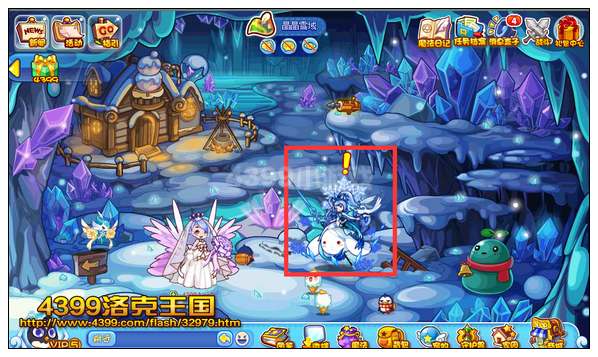 洛克王国雪花绽放