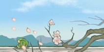 旅行青蛙中国之旅桃花照片展示 桃花明信片怎么得