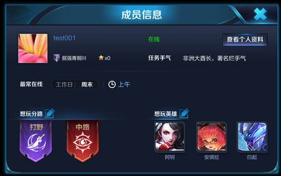 王者荣耀队友