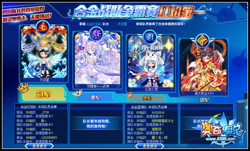 奥奇传说合金战队赛结果