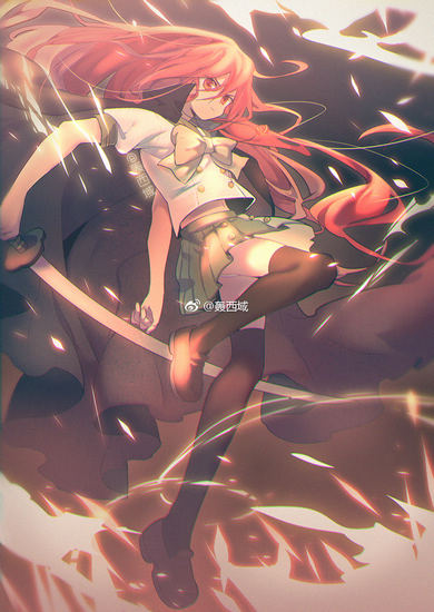 电击文库零境交错同人绘图-可爱女神夏娜