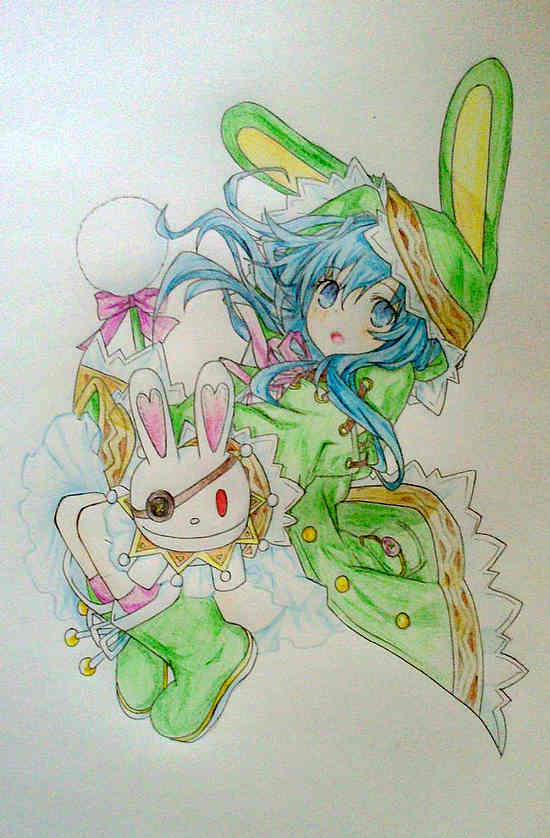 约战精灵再临四糸乃手绘