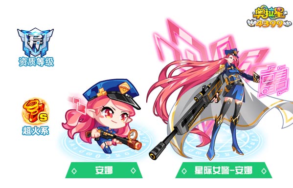 奥拉星星际女警安娜