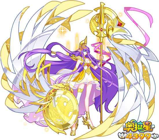 奥拉星智慧女神雅典娜图片