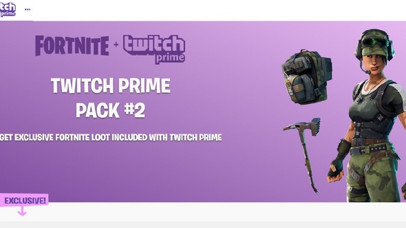 堡垒之夜第三期Twitch Prime Pack皮肤曝光