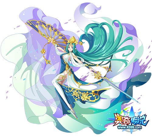 奥奇传说莲华剑舞虞姬高清大图 莲华剑舞虞姬图片