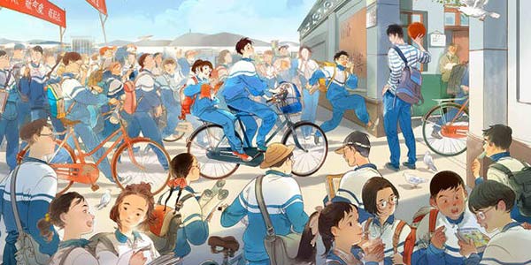 国产动画电影《昨日青空》再度定档 10.26开学迎新