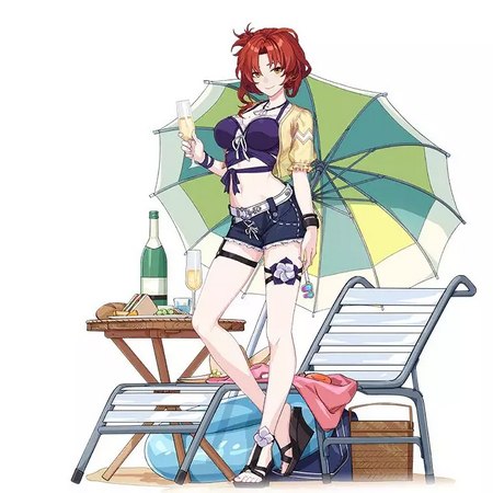 崩坏3姬子沙滩下