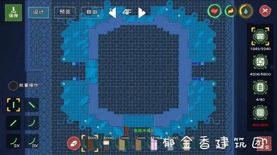 创造与魔法星湛竞技场建筑设计图 星湛竞技场建筑平面设计图纸
