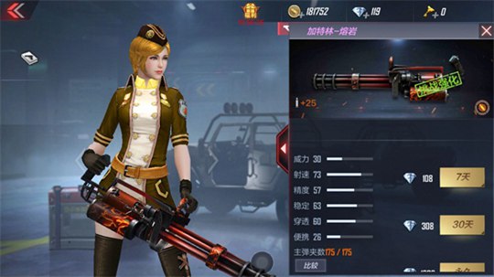 CF手游加特林-堡垒评测:终极火力性能怪物