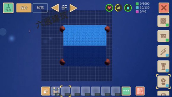 创造与魔法临海城堡建筑设计图 临海城堡建筑平面设计图纸 