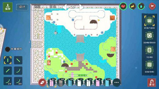 创造与魔法海边城堡建筑设计图
