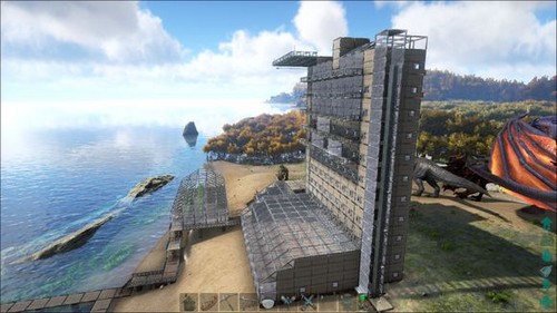 方舟生存进化建筑作品欣赏