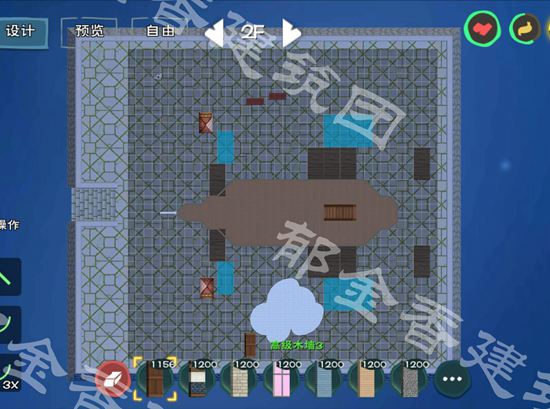 创造与魔法飞翔的创魔人号设计图 创魔人号建筑平面设计图纸